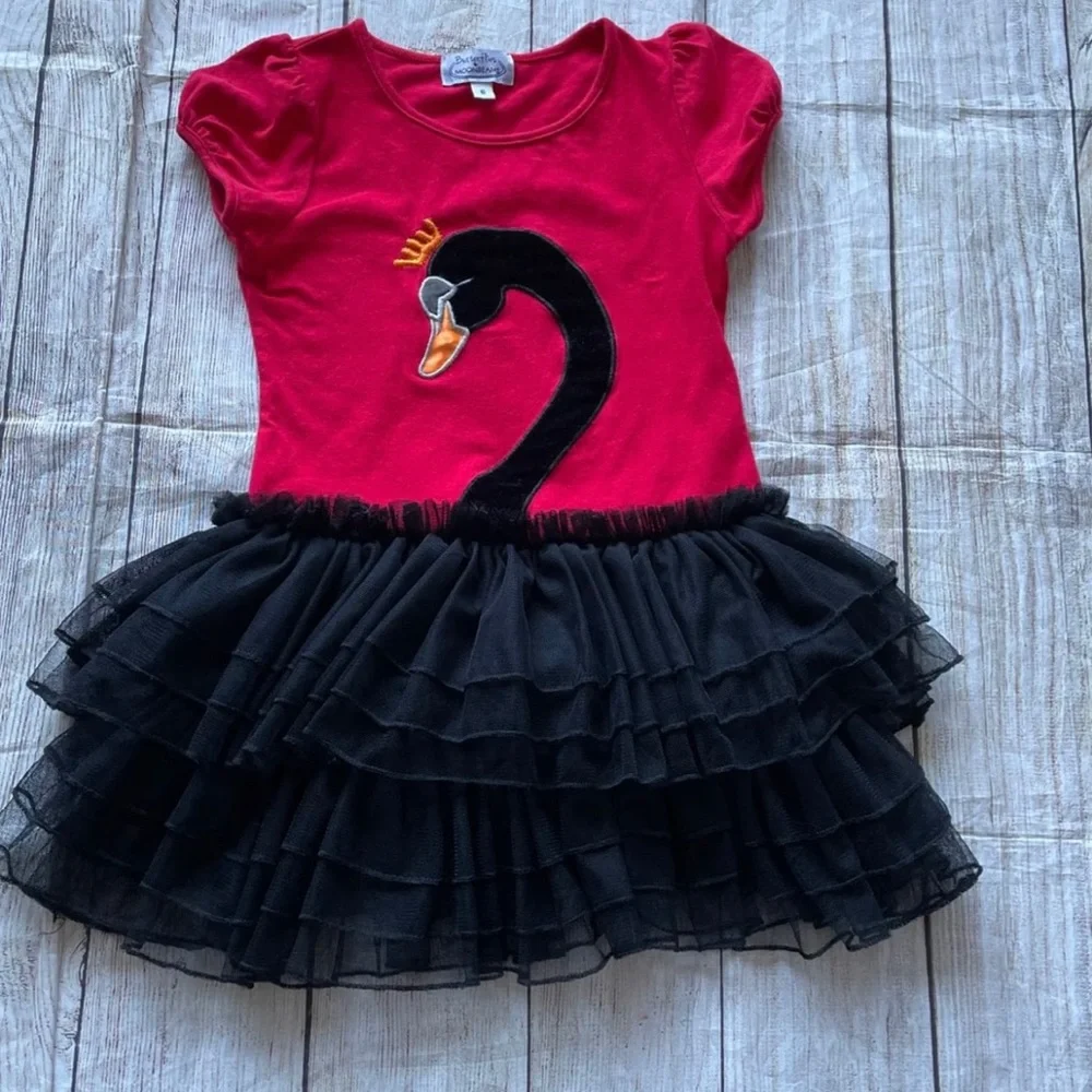 Butterflies & Moonbeams Swan Dress Size 6